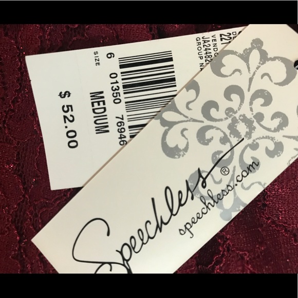 Maroon Glittery Dress with Tulle Skirt - Picture 5 of 5